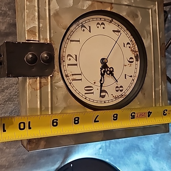 Galvanized Clock - Picture 10 of 12